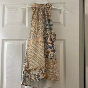 NWT Rachel Zoe Paisley Patterned Top